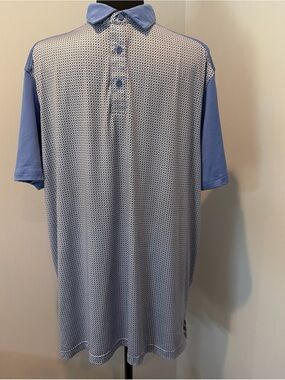 Head  Men Blue/White Golf-Tennis Polo Shirt Golf Size XL Sport